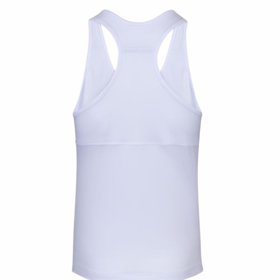 Tennis Clothing * | Best Pirce Babolat Women'S Play Tank Top White