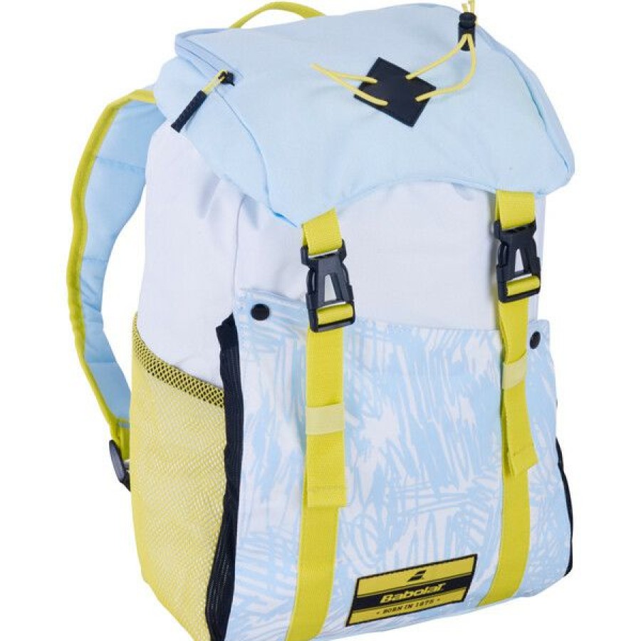 Tennis Bags * | Brand New Babolat Junior Classic Backpack White Blue