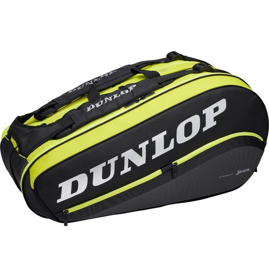 Tennis Bags * | Outlet Dunlop Sx Performance Thermo 8 Racket Bag 2022 Black Yellow