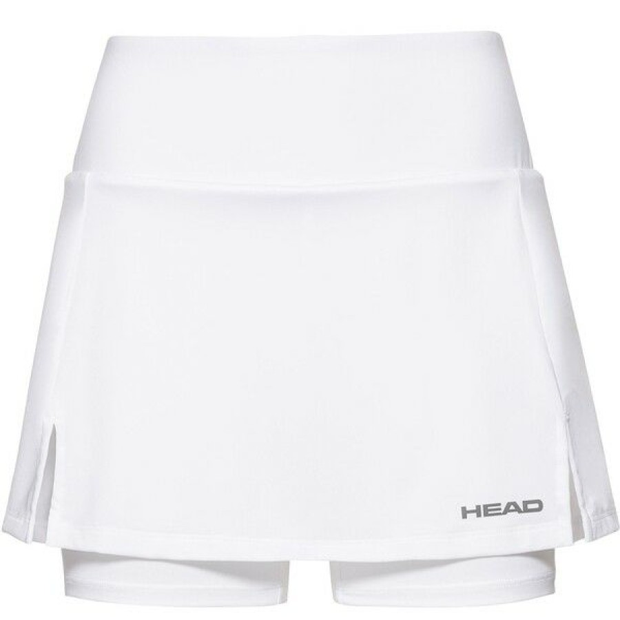 Tennis Clothing * | Best Pirce Head Women'S Club Basic Skort White