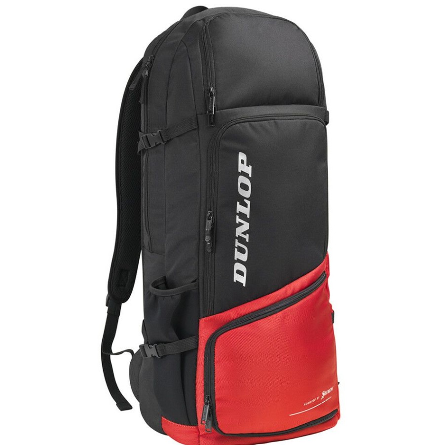 Tennis Bags * | Cheap Dunlop Cx Performance Long Backpack Black Red