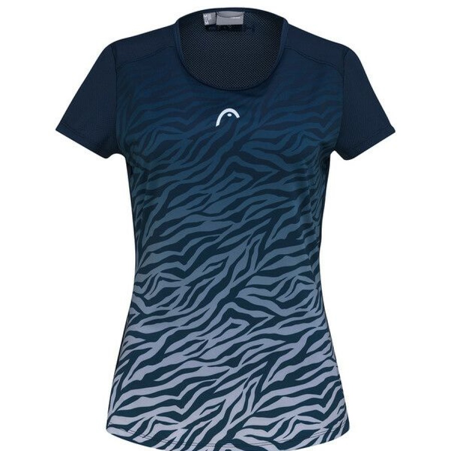 Tennis Clothing * | Brand New Head Women'S Tie-Break T-Shirt Dark Blue