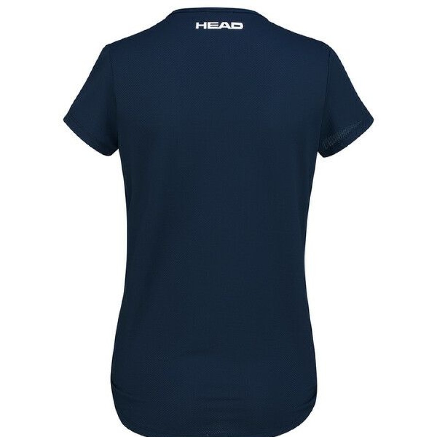 Tennis Clothing * | Brand New Head Women'S Tie-Break T-Shirt Dark Blue