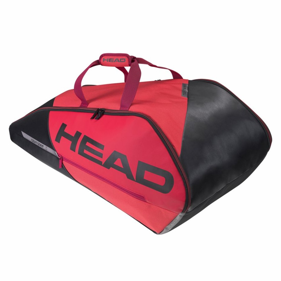 Tennis Bags * | Promo Head Tour Team 9R Supercombi Racket Bag Black Red