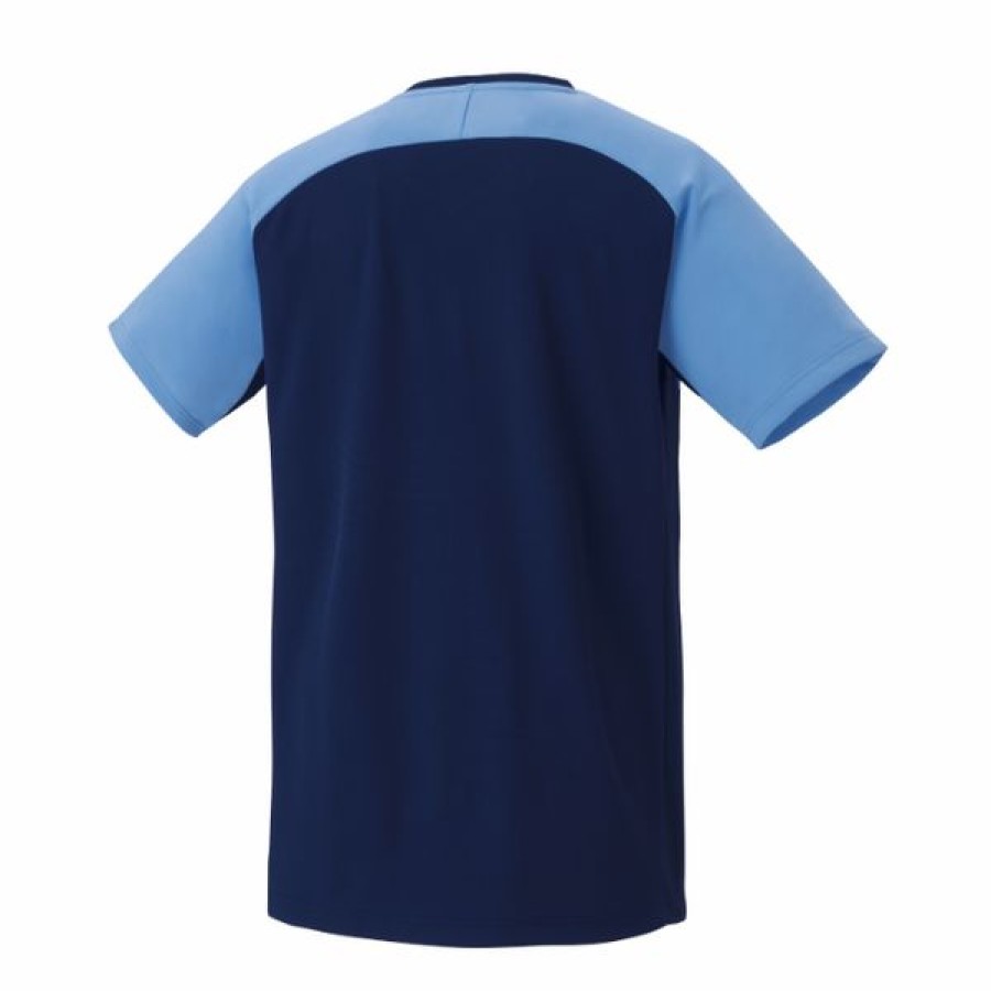 Tennis Clothing * | Discount Yonex Men'S 10440 Performance Crew Neck Shirt Navy Blue