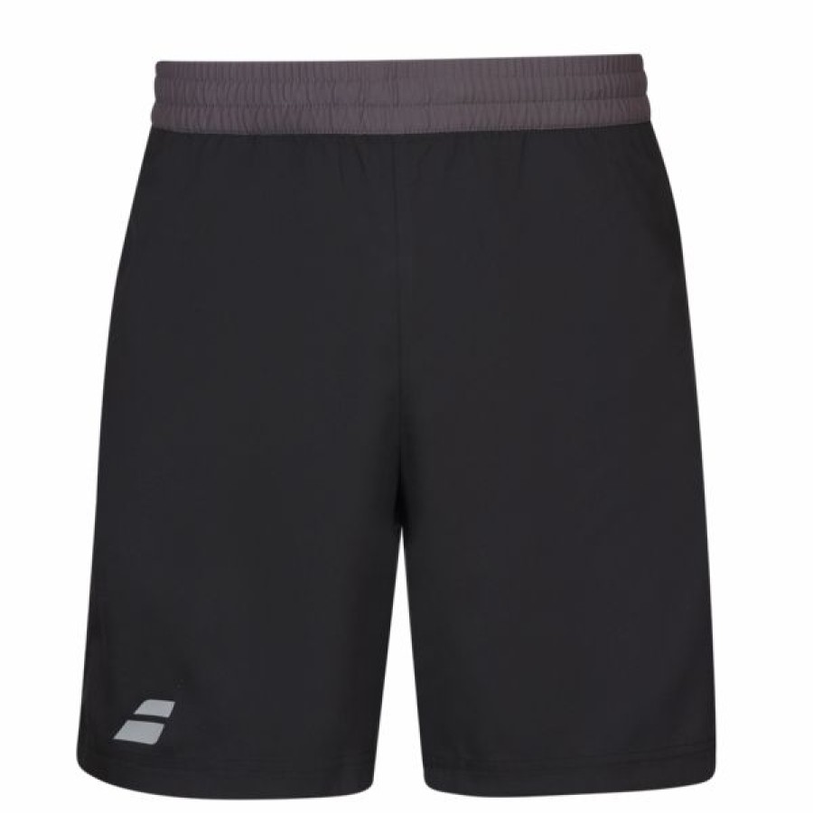 Tennis Clothing * | Best Reviews Of Babolat Men'S Play Shorts Black