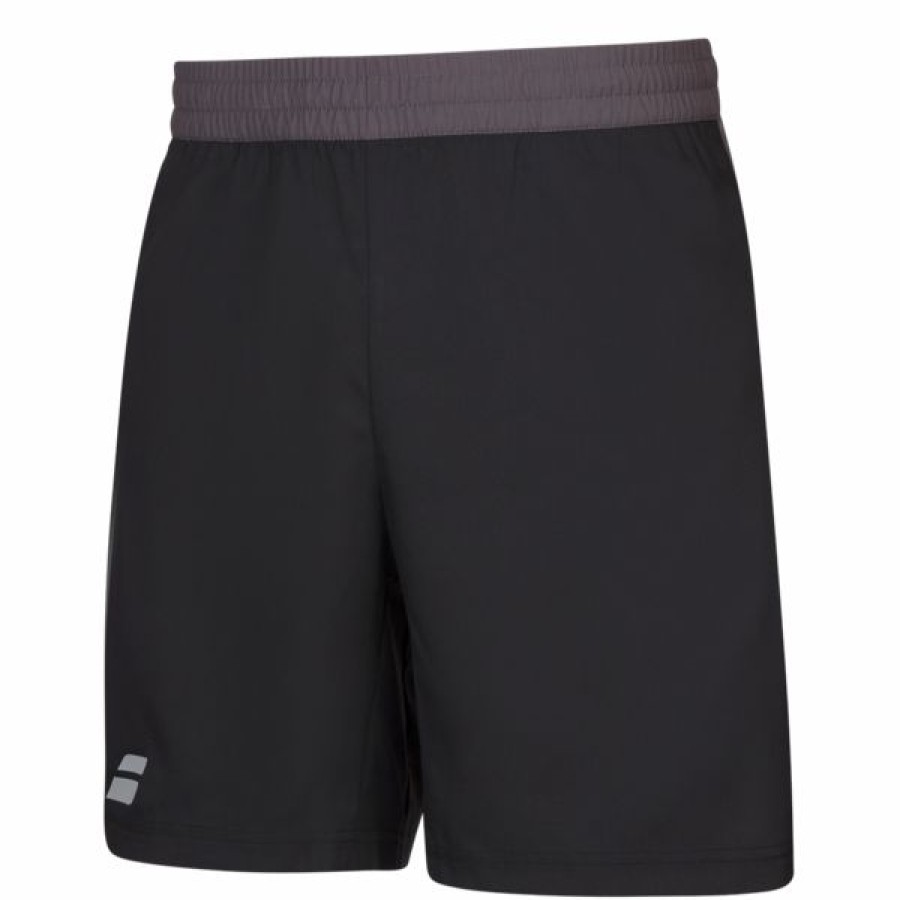 Tennis Clothing * | Best Reviews Of Babolat Men'S Play Shorts Black