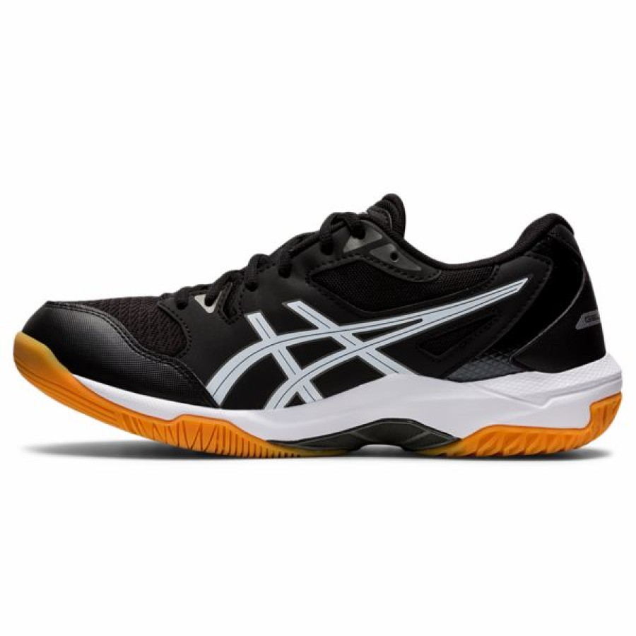 Squash Shoes * | Brand New Asics Men'S Gel Rocket 10 Indoor Court Shoes Black Gunmetal