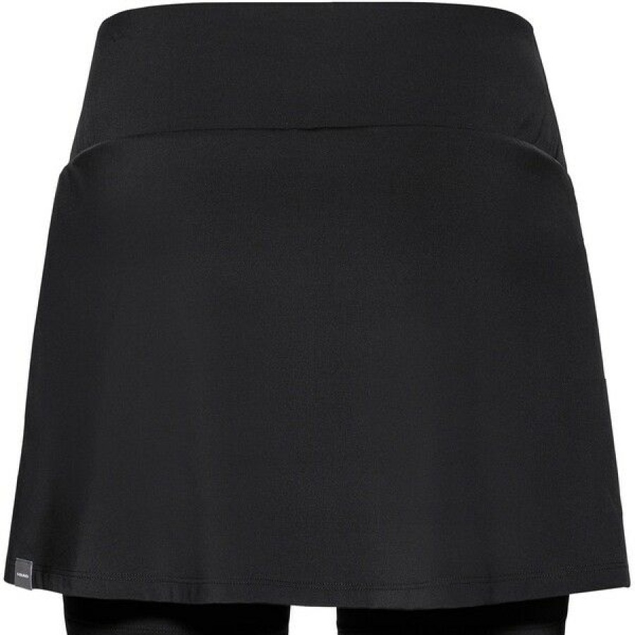 Tennis Clothing * | Discount Head Women'S Club Basic Skort Long Black