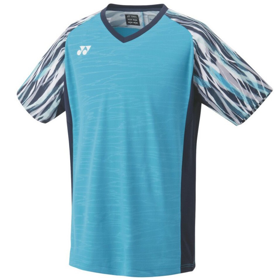 Tennis Clothing * | Buy Yonex Men'S 10443 Performance T-Shirt Turquoise