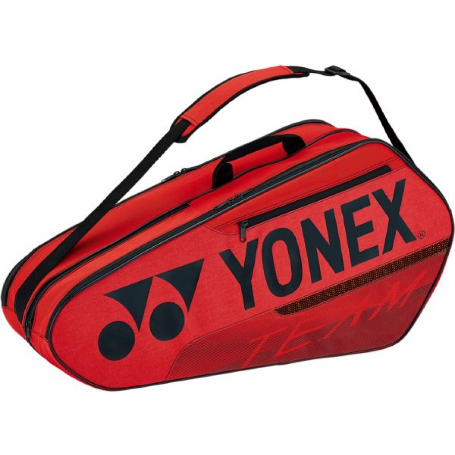 Tennis Bags * | Wholesale Yonex Team 6 42126 Racket Bag Red