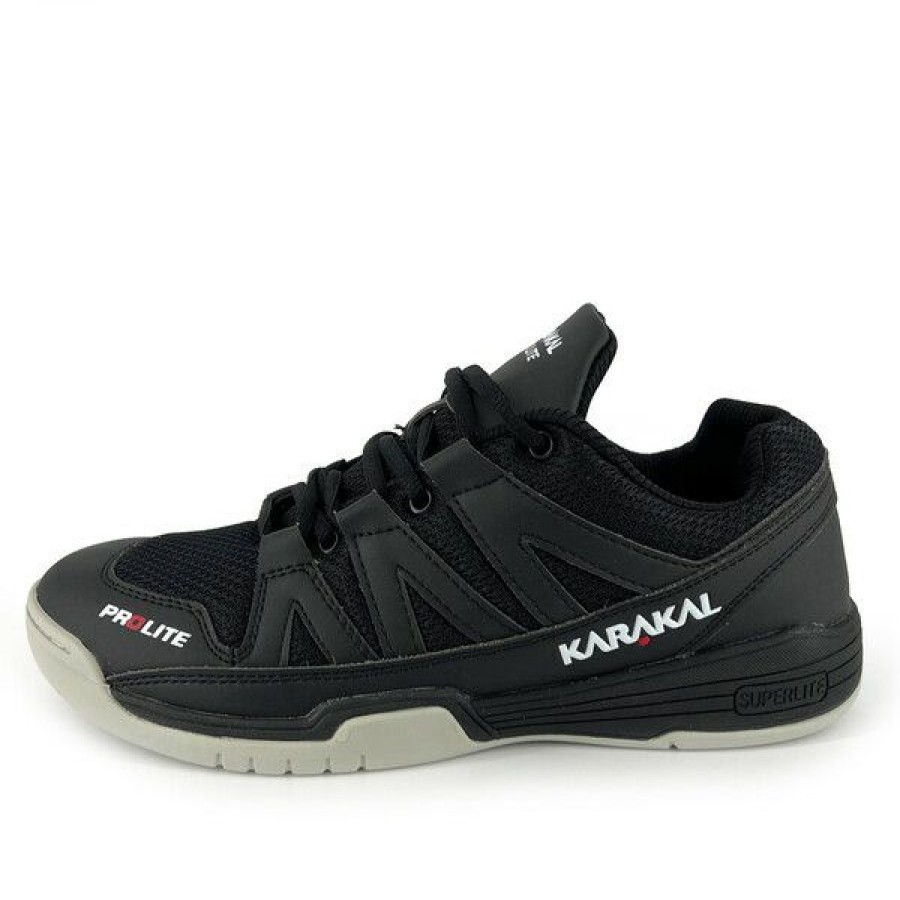 Squash Shoes * | Wholesale Karakal Kf Prolite Men'S Indoor Court Shoe Black 2022