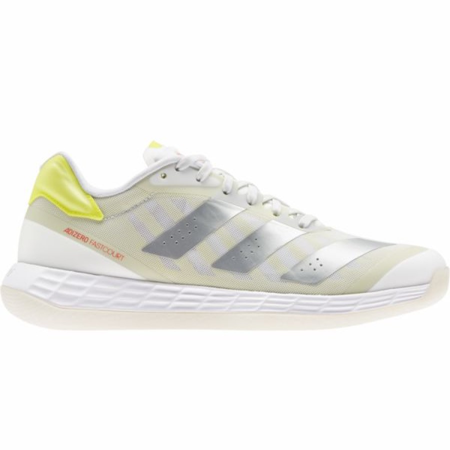 Squash Shoes * | Coupon Adidas Women'S Adizero Fastcourt 2.0 Indoor Shoes Cloud White