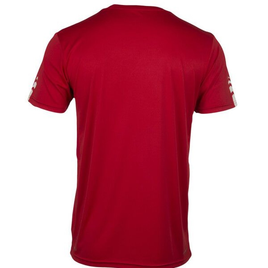 Junior Tennis Clothing * | Best Deal Dunlop Boys' Club Crew Tee Red