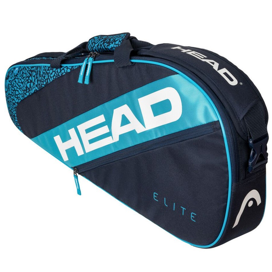 Tennis Bags * | Discount Head Elite 3 Racket Bag Blue Navy