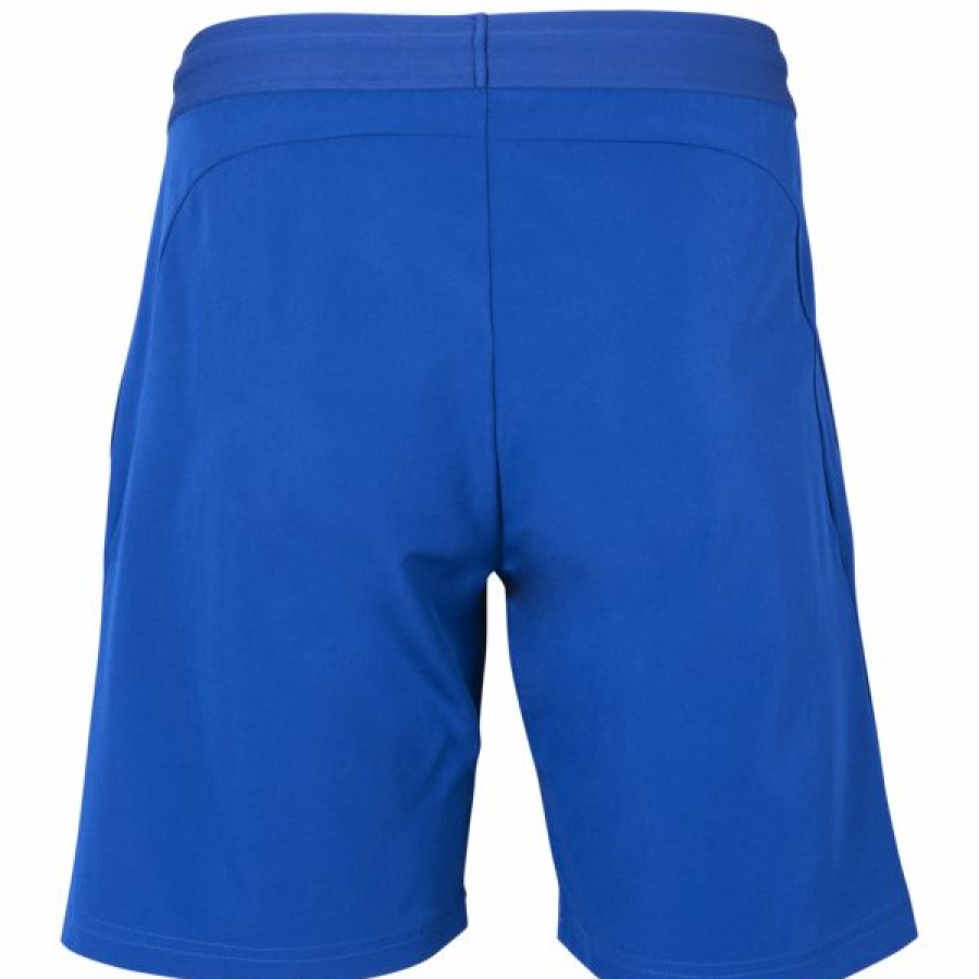 Tennis Clothing * | Outlet Tecnifibre Men'S Stretch Short Royal Blue