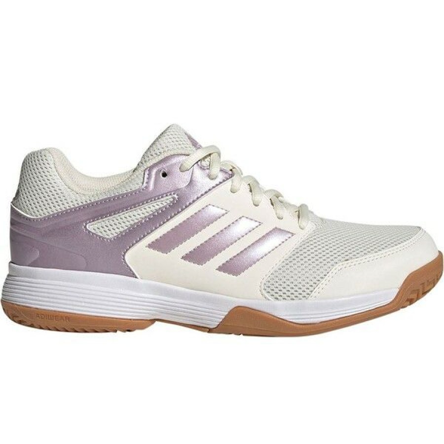 Squash Shoes * | Brand New Adidas Women'S Speedcourt Indoor Shoes Off White