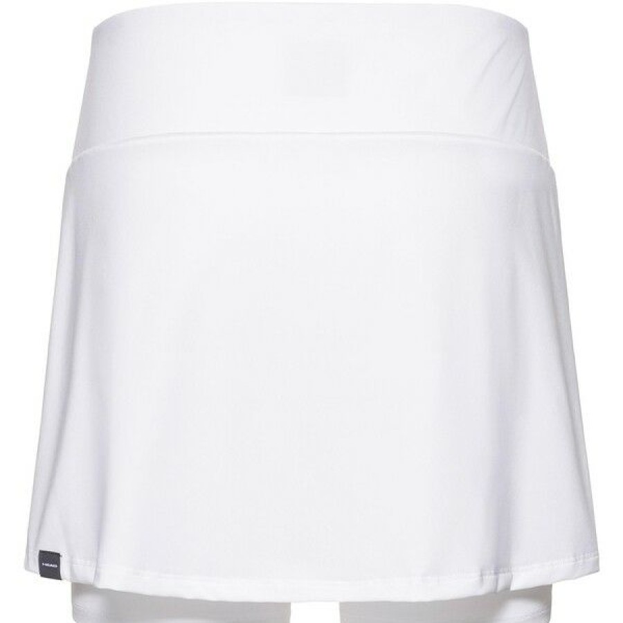 Tennis Clothing * | Discount Head Women'S Club Basic Skort Long White