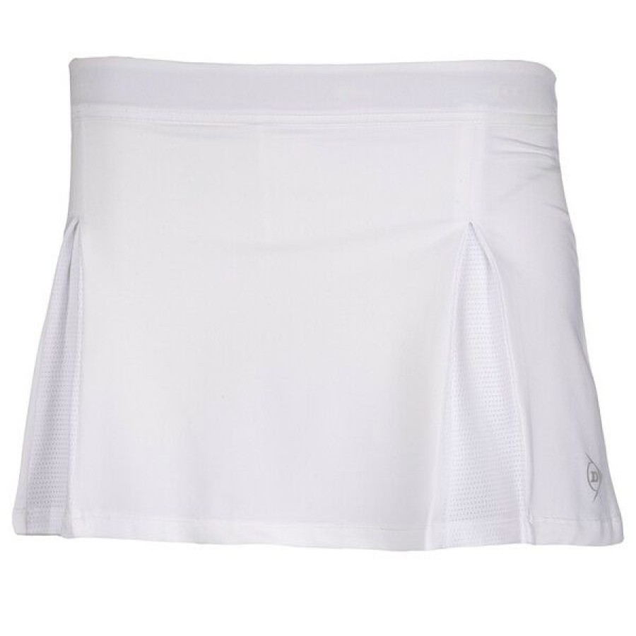 Tennis Clothing * | Brand New Dunlop Women'S Club Skirt White