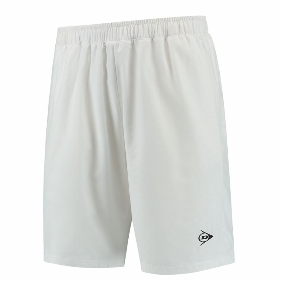 Tennis Clothing * | Budget Dunlop Men'S Game Shorts White