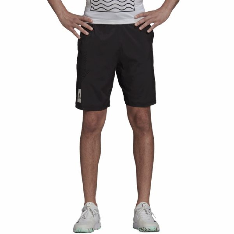 Tennis Clothing * | Cheapest Adidas Men'S Paris Ergo Shorts Black