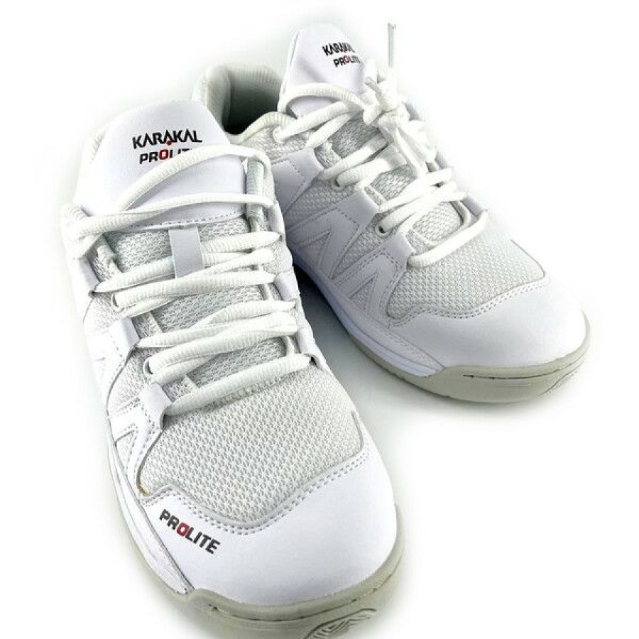 Squash Shoes * | Buy Karakal Kf Prolite Men'S Indoor Court Shoe White 2022