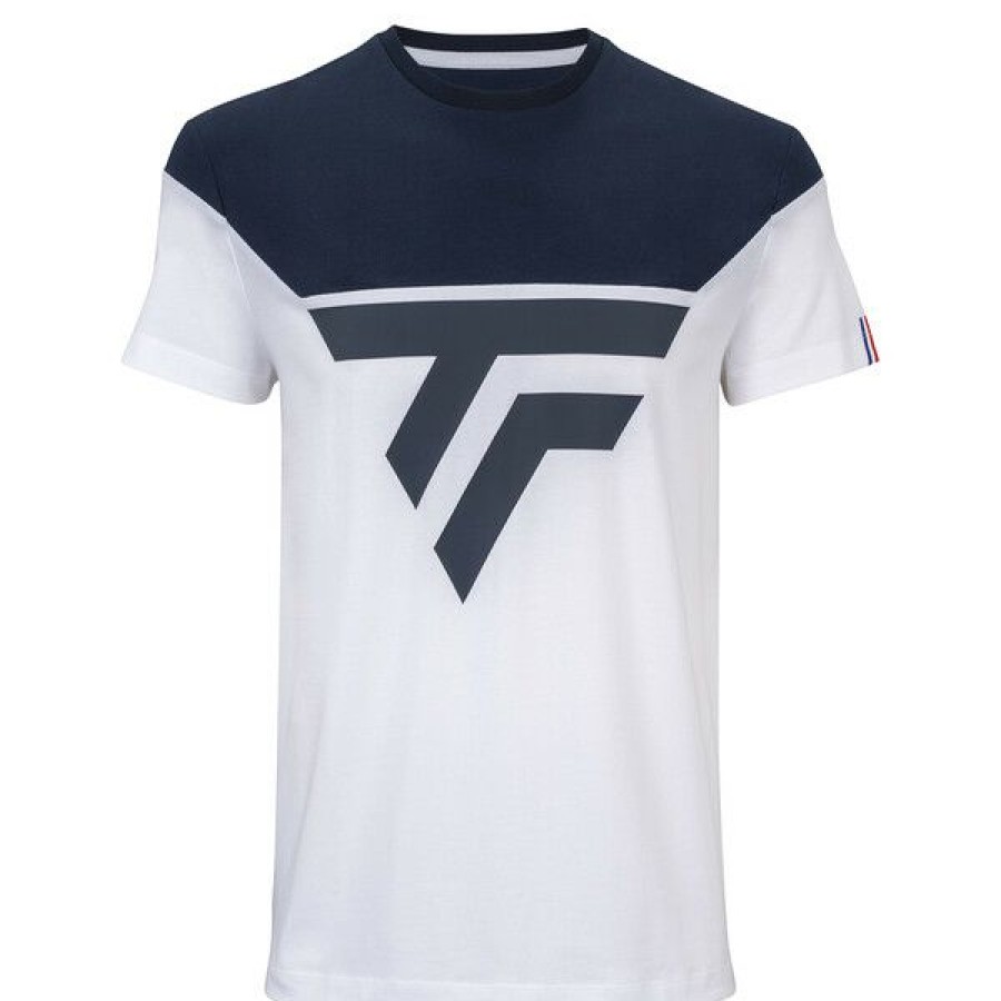 Tennis Clothing * | Brand New Tecnifibre Men'S Training Tee 2021 Marine