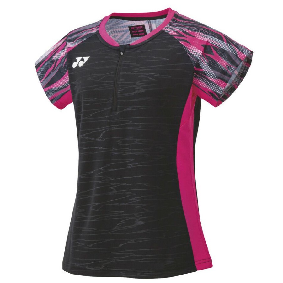 Tennis Clothing * | Outlet Yonex Women'S 20636 Performance T-Shirt Black