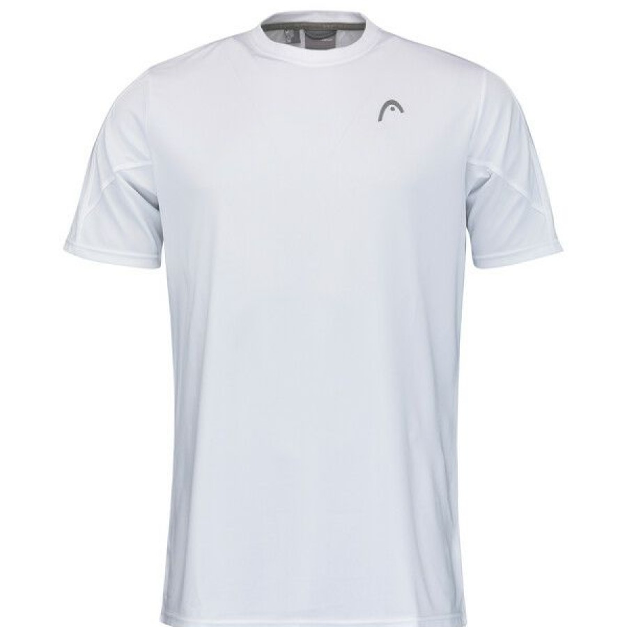 Junior Tennis Clothing * | Best Reviews Of Head Boys Club 22 Tech T-Shirt White