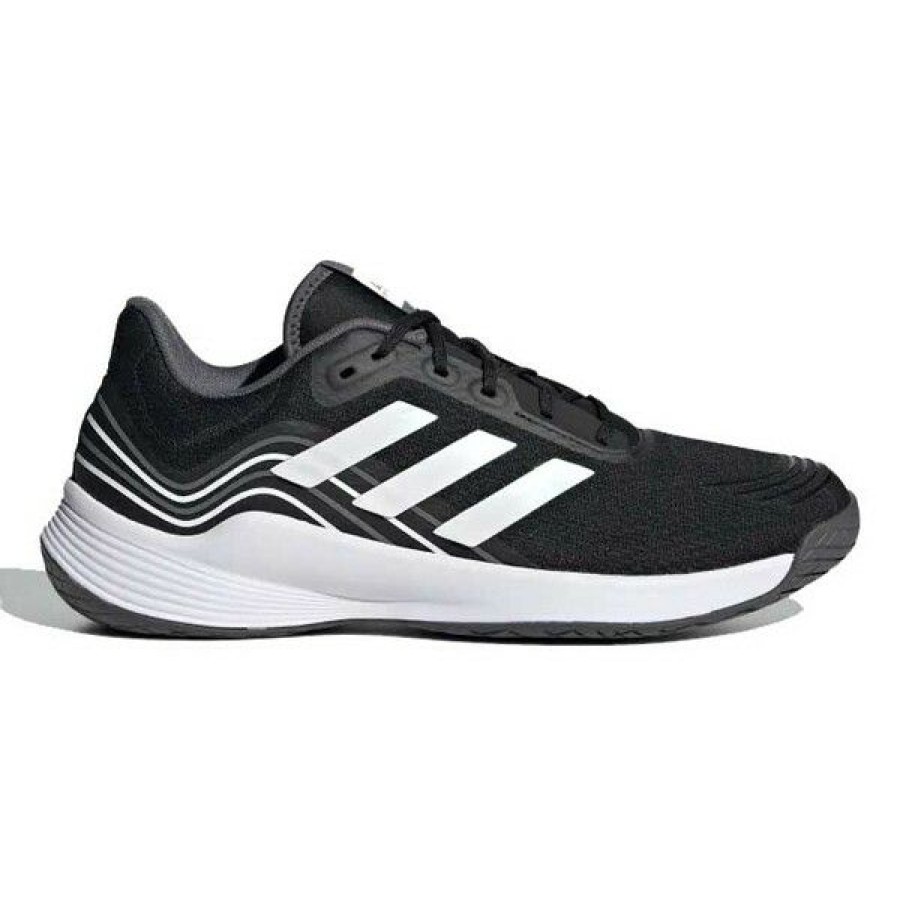 Squash Shoes * | Discount Adidas Men'S Novaflight Indoor Court Shoes Core Black