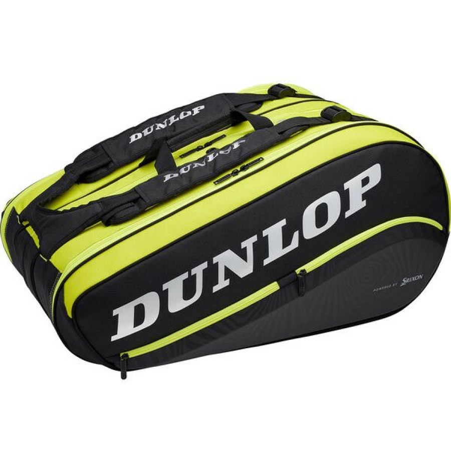 Tennis Bags * | Brand New Dunlop Sx Performance Thermo 12 Racket Bag 2022 Black Yellow