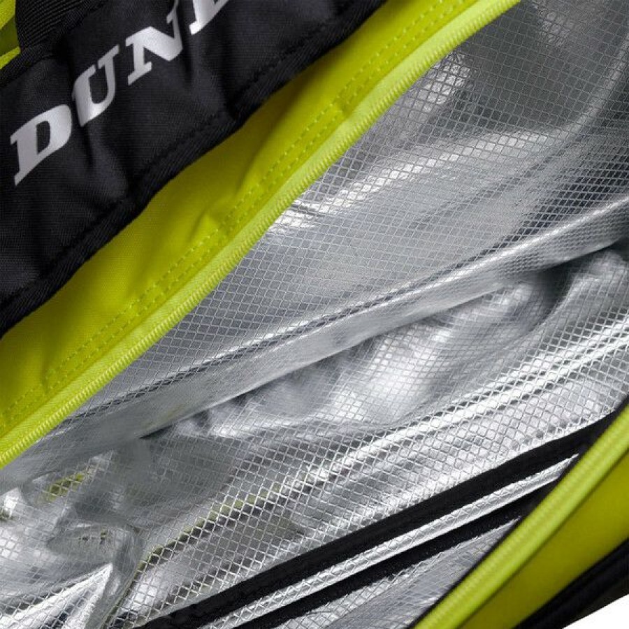 Tennis Bags * | Brand New Dunlop Sx Performance Thermo 12 Racket Bag 2022 Black Yellow