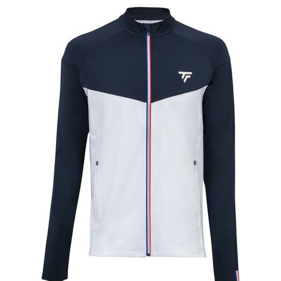 Tennis Clothing * | Flash Sale Tecnifibre Men'S Tech Jacket 2021 Marine