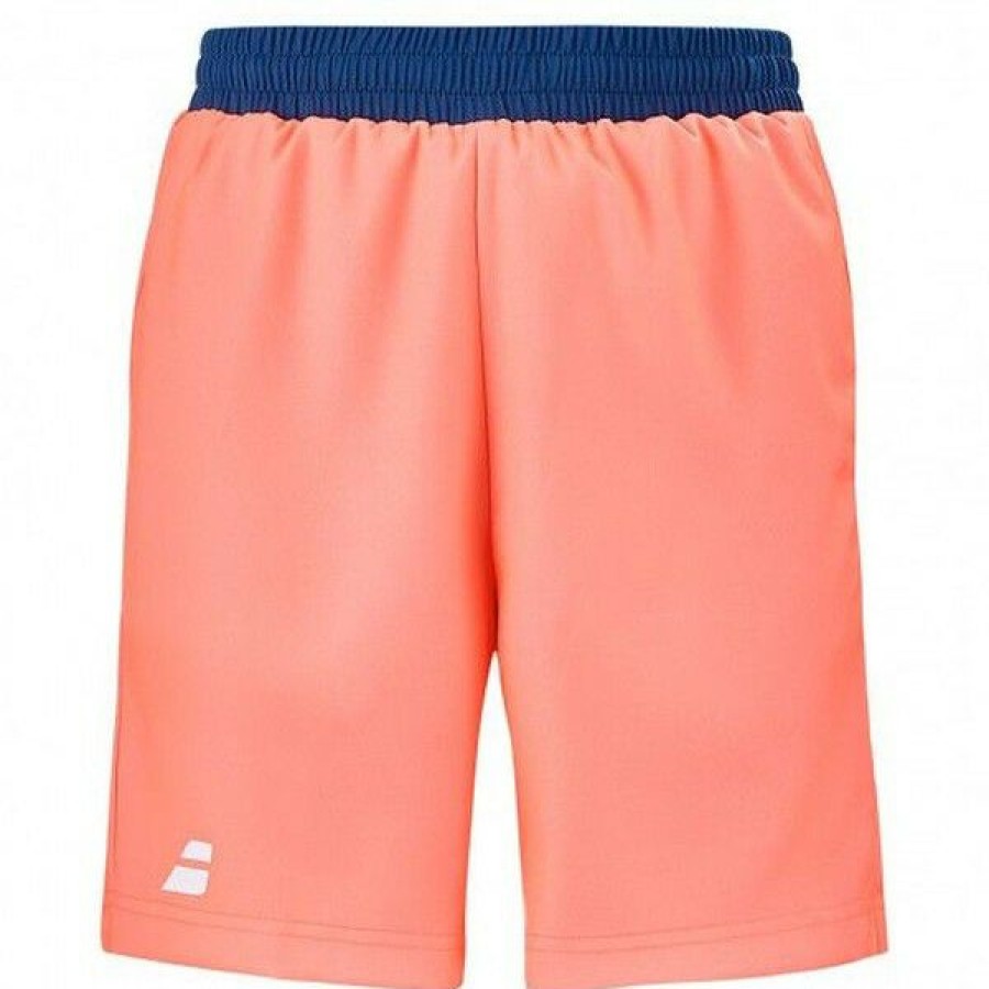 Tennis Clothing * | Best Pirce Babolat Men'S Play Shorts Fluo Strike Estate Blue