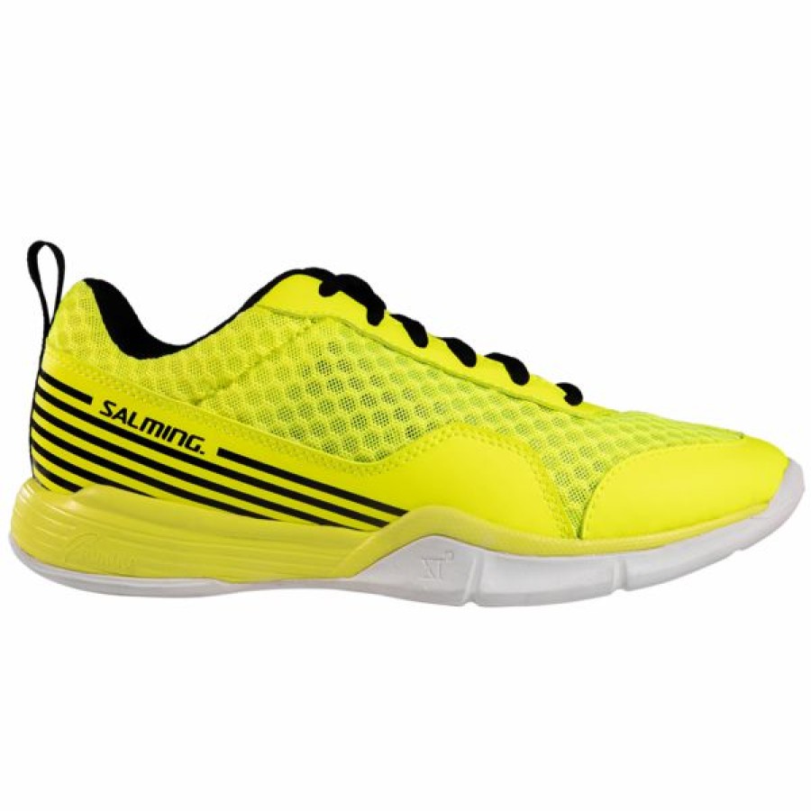 Squash Shoes * | Best Deal Salming Men'S Viper Sl Indoor Court Shoe Neon Yellow