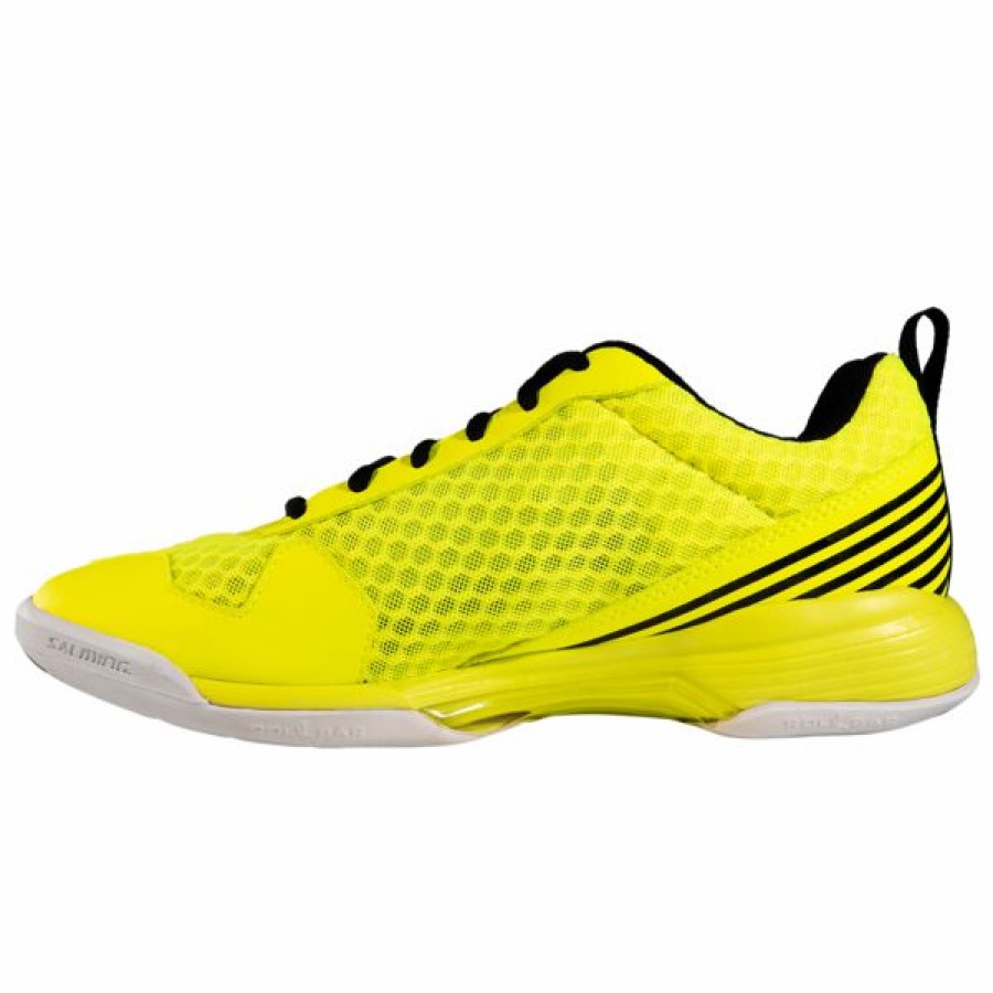 Squash Shoes * | Best Deal Salming Men'S Viper Sl Indoor Court Shoe Neon Yellow