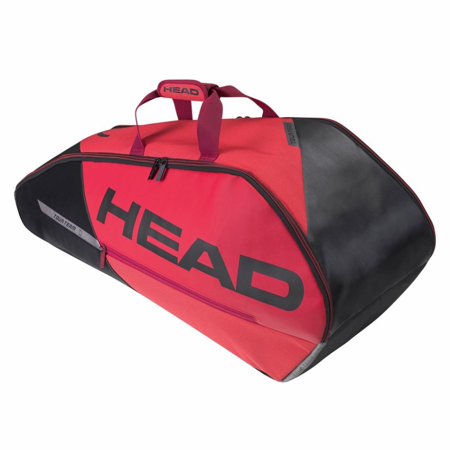 Tennis Bags * | Promo Head Tour Team 6R Combi Racket Bag Black Red