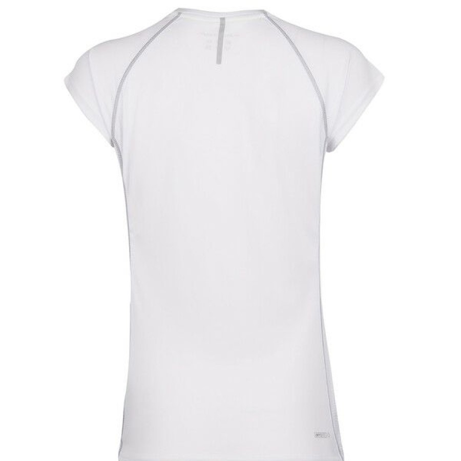 Tennis Clothing * | Cheap Dunlop Women'S Club Crew Tee White