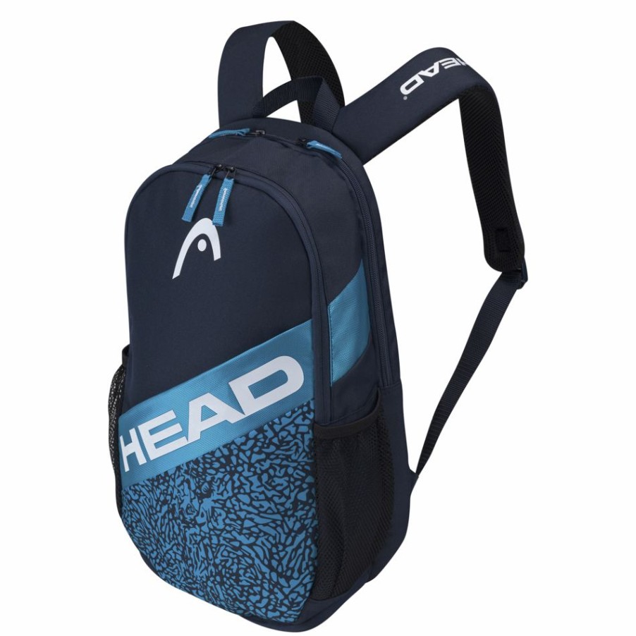 Tennis Bags * | Best Reviews Of Head Elite Backpack Blue Navy