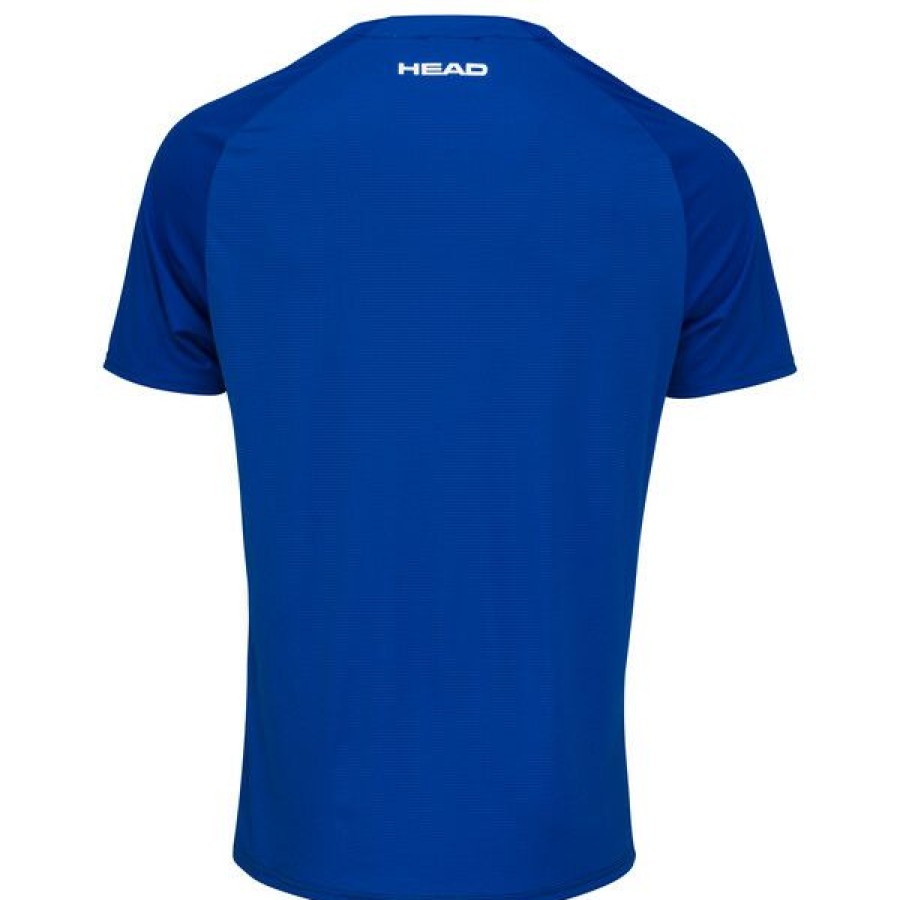 Tennis Clothing * | Cheapest Head Men'S Topspin T-Shirt Royal Blue