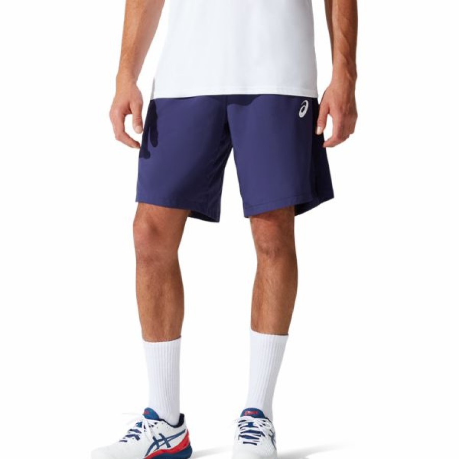 Tennis Clothing * | Cheapest Asics Men'S Court 9 Short Peacoat