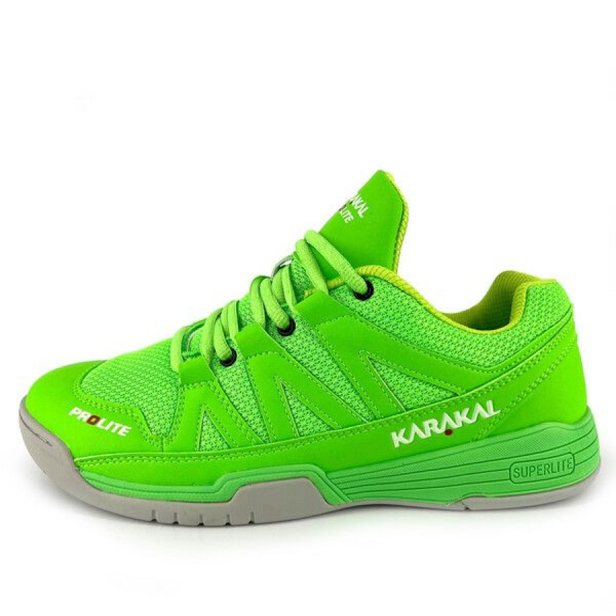 Squash Shoes * | Flash Sale Karakal Kf Prolite Men'S Indoor Court Shoe Green 2022