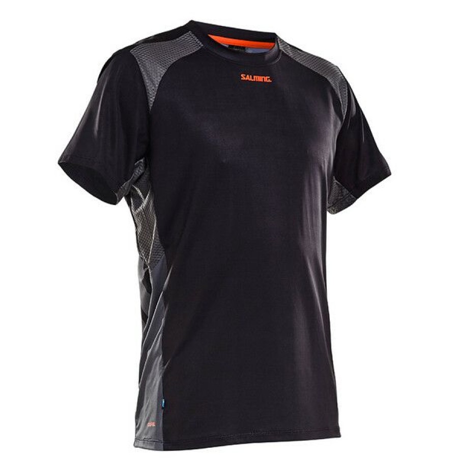 Tennis Clothing * | Hot Sale Salming Challenge Tee Men'S Black