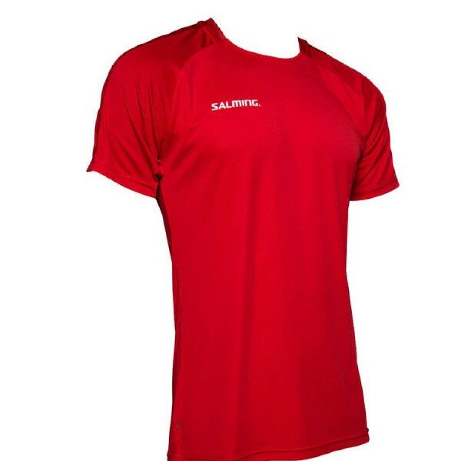 Squash Clothing * | Top 10 Salming Men'S Core 22 Match T-Shirt Team Red