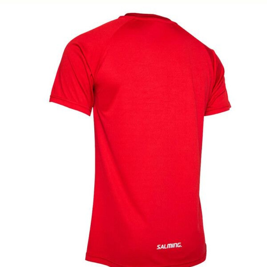 Squash Clothing * | Top 10 Salming Men'S Core 22 Match T-Shirt Team Red