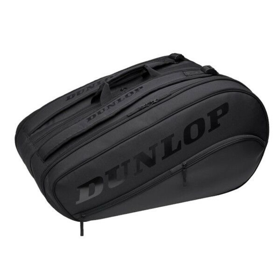 Tennis Bags * | Outlet Dunlop Team 12 Racket Thermo Bag Black