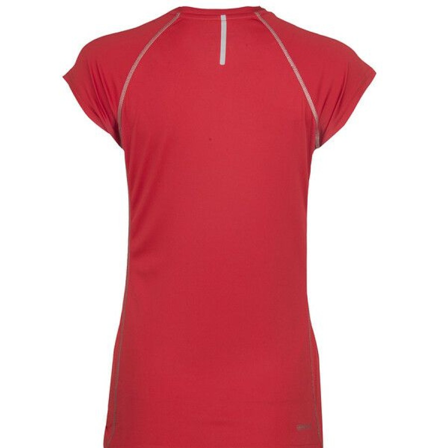 Tennis Clothing * | Best Reviews Of Dunlop Women'S Club Crew Tee Red