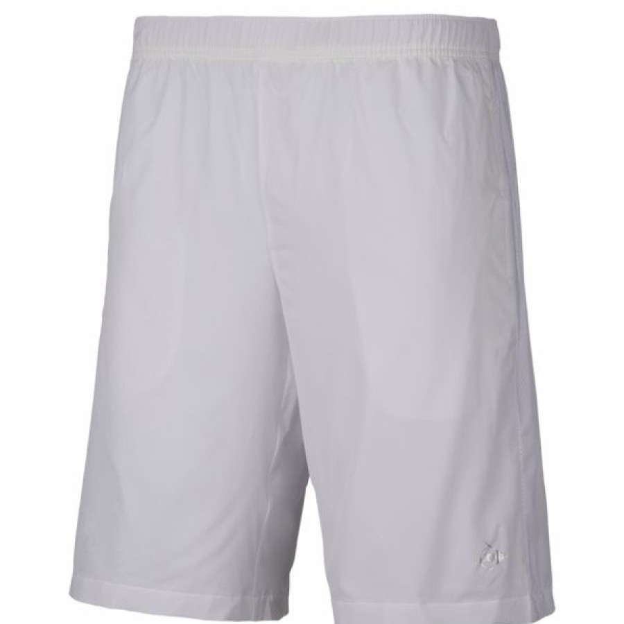 Tennis Clothing * | Flash Sale Dunlop Men'S Club Woven Shorts White