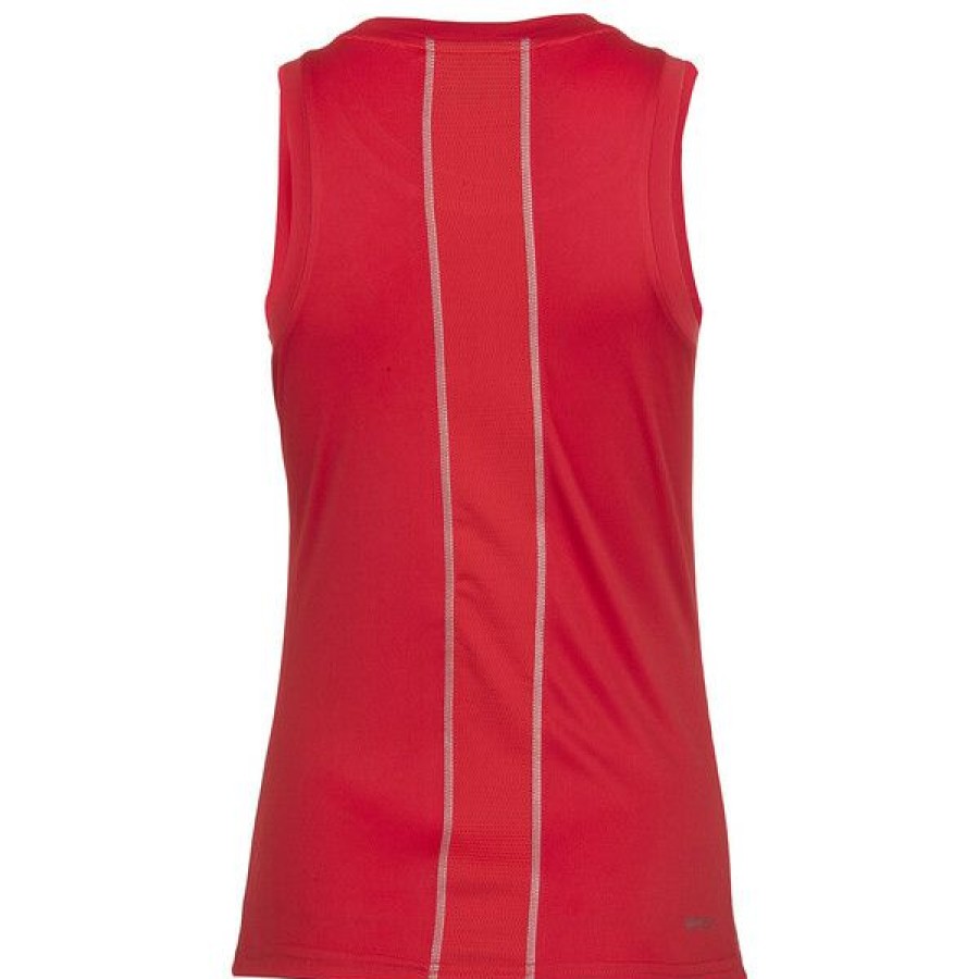 Tennis Clothing * | Best Pirce Dunlop Women'S Club Tank Red