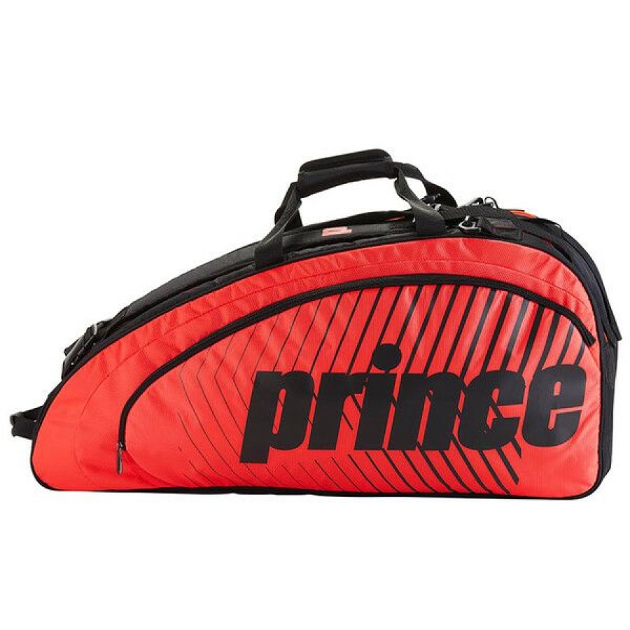 Tennis Bags * | Best Deal Prince Tour Future 6 Racket Bag Red Black